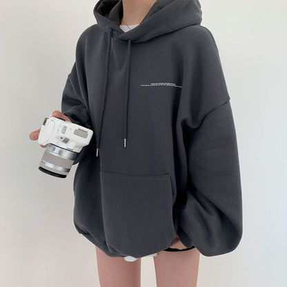 Dames Hoodie Space Print Casual Streetwear → Dames Hoodie Space Print Casual Straatmode