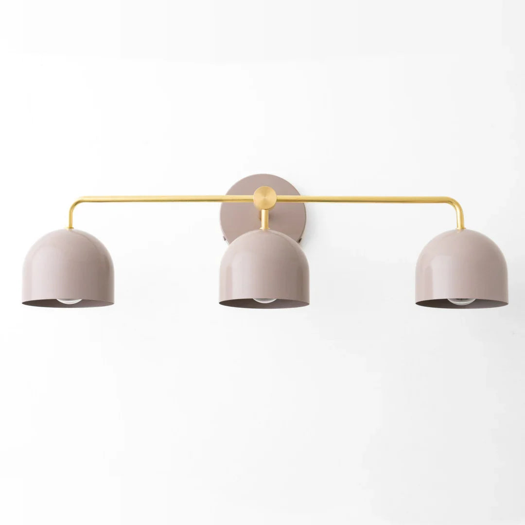 Koepelkapjes Wandlamp Modern Scandinavisch Metaal Zwart Messing 2-3 Lichtpunten Badkamer Hal Slaapkamer Sfeerverlichting