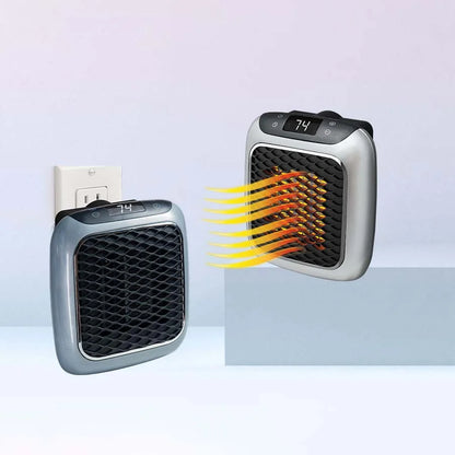 Draagbaar Verwarmingsapparaat 800W Compact Snelverwarming Ruimteverwarmer met Timer en Kantelbeveiliging