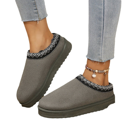 Dames Pantoffels Zacht en Warm met Fleece Voering