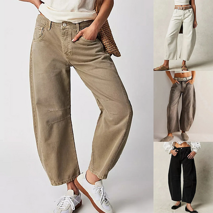 Dames Broek Wijde Comfortabele Relaxed Fit - StudioMarella