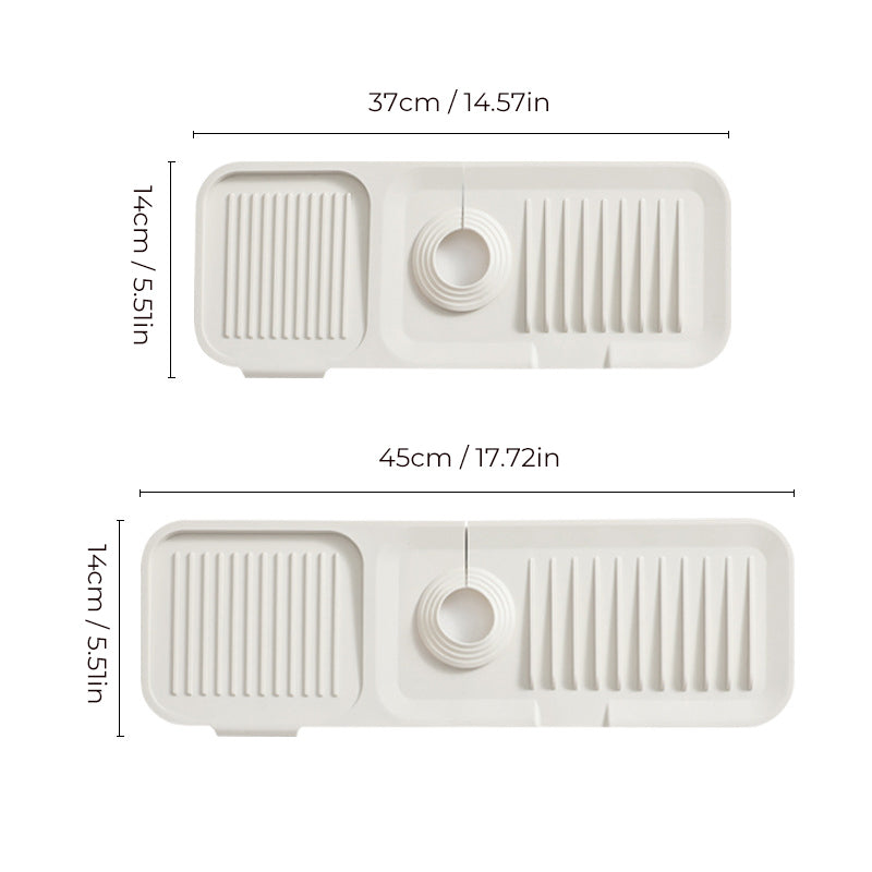 Kraanmat Siliconen Waterafvoer Anti Slip Gootsteen Bescherming Keuken Badkamer