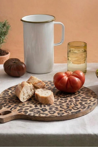 Houten Serveerplank Sapelehout Rond en Vierkant Scandinavisch Design voor Keuken en Tafel