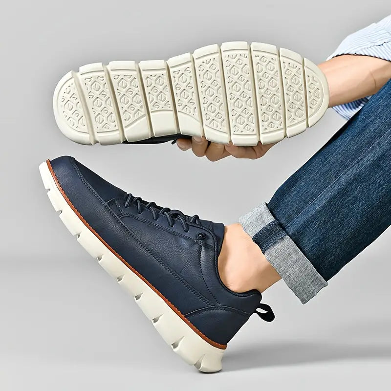 Lorenzo Sneakers van Leer Elegant Italiaans Design