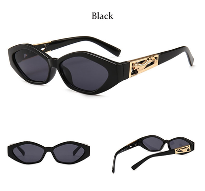 Dames Zonnebril Cat Eye met Statement Pootjes Hoekig Design