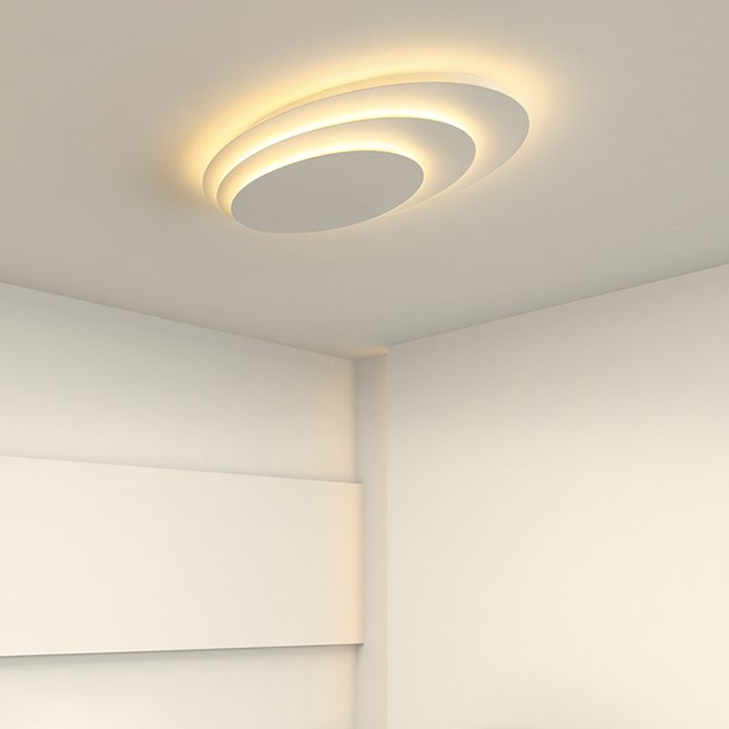 Plafondlamp Rond 50cm LED Dimbaar Wit Slaapkamer Woonkamer Acryl Metaal
