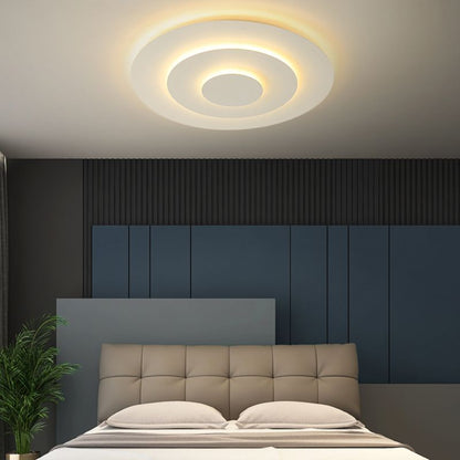 Plafondlamp Rond 50cm LED Dimbaar Wit Slaapkamer Woonkamer Acryl Metaal