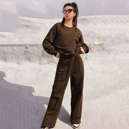2-Delige Sweatshirt Set Casual Losse Fit
