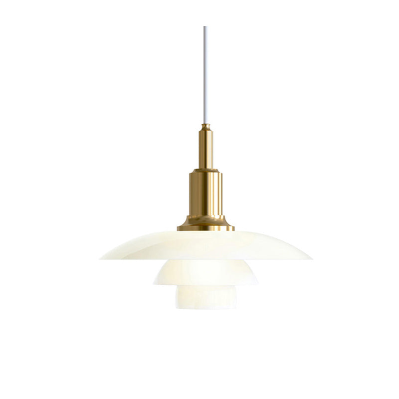 Hanglamp Glas Rond Scandinavisch Wit LED Woonkamer Eetkamer Slaapkamer Modern