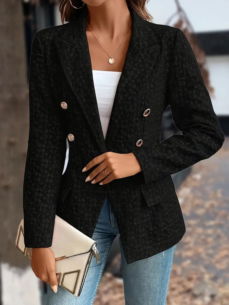 Dames Blazer Double Breasted Stijlvol Maatwerk Jassen