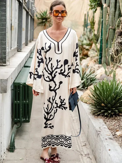 Galilea | Maxi Jurk Lange Mouwen - StudioMarella