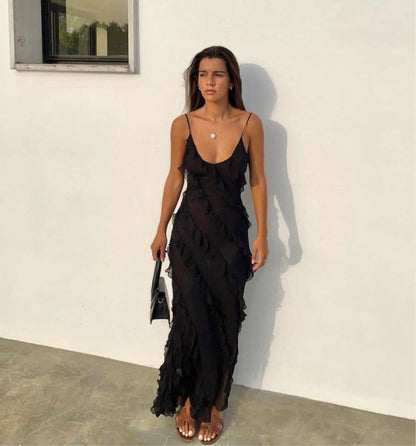 Elegante Zomerjurk voor Dames met Ruffles