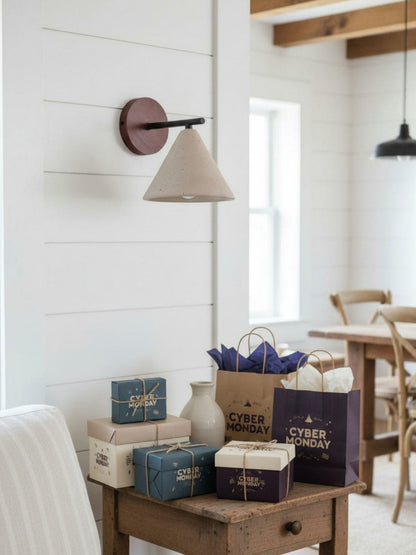 Travertijn Wandlamp Taps Toelopend Design Minimalistische Accentverlichting Slaapkamer Woonkamer