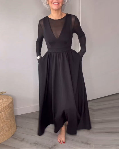 Lange Maxi Jurk voor Vrouw Zomerjurk Elegant Design