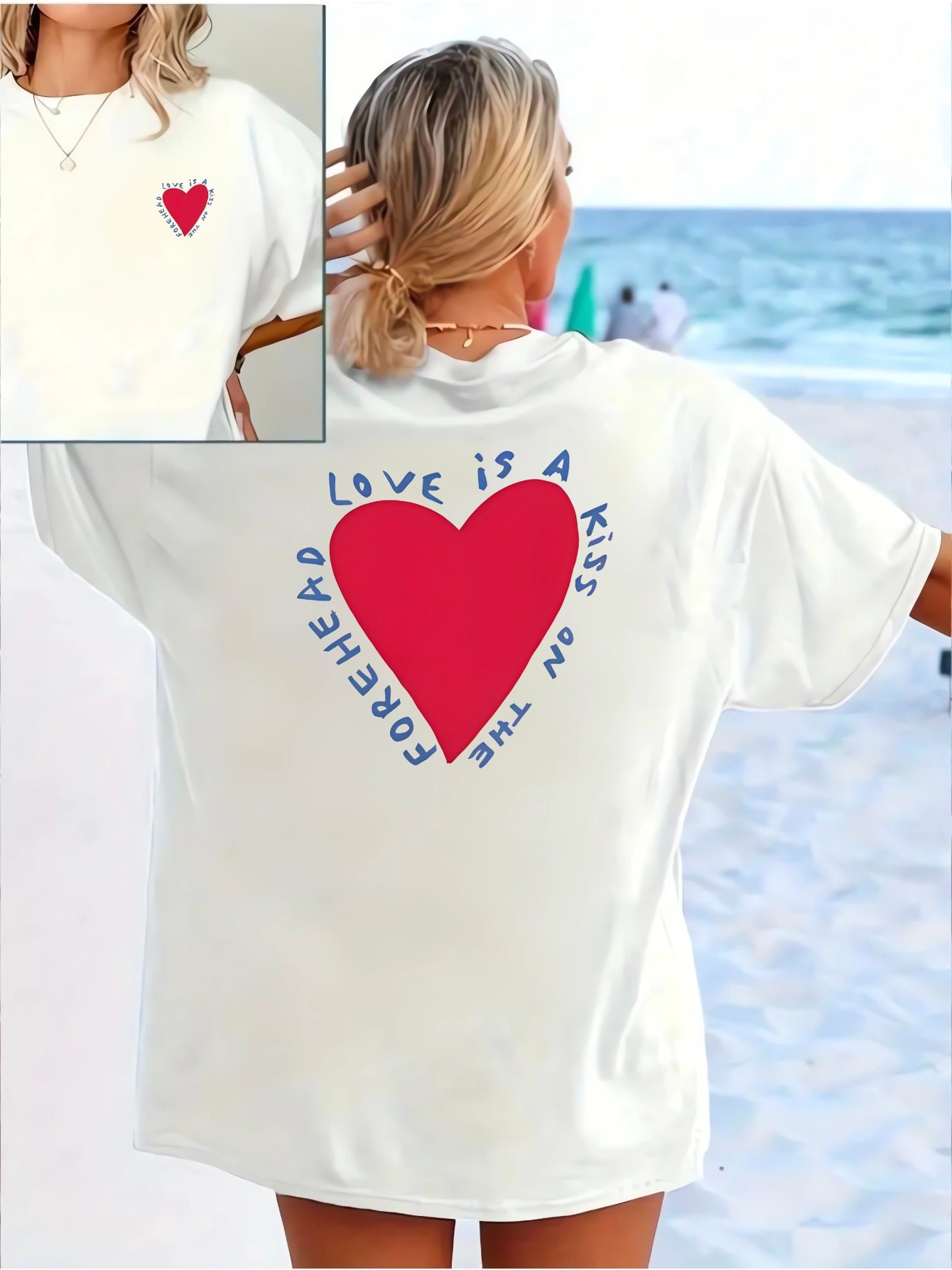 Dames T-shirt Katoen Regular Fit Met Print