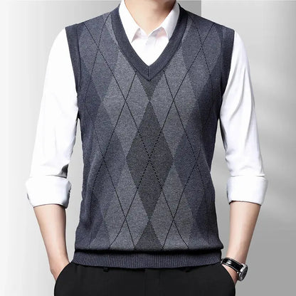 Stijlvolle Heren Gilet Modieus Design
