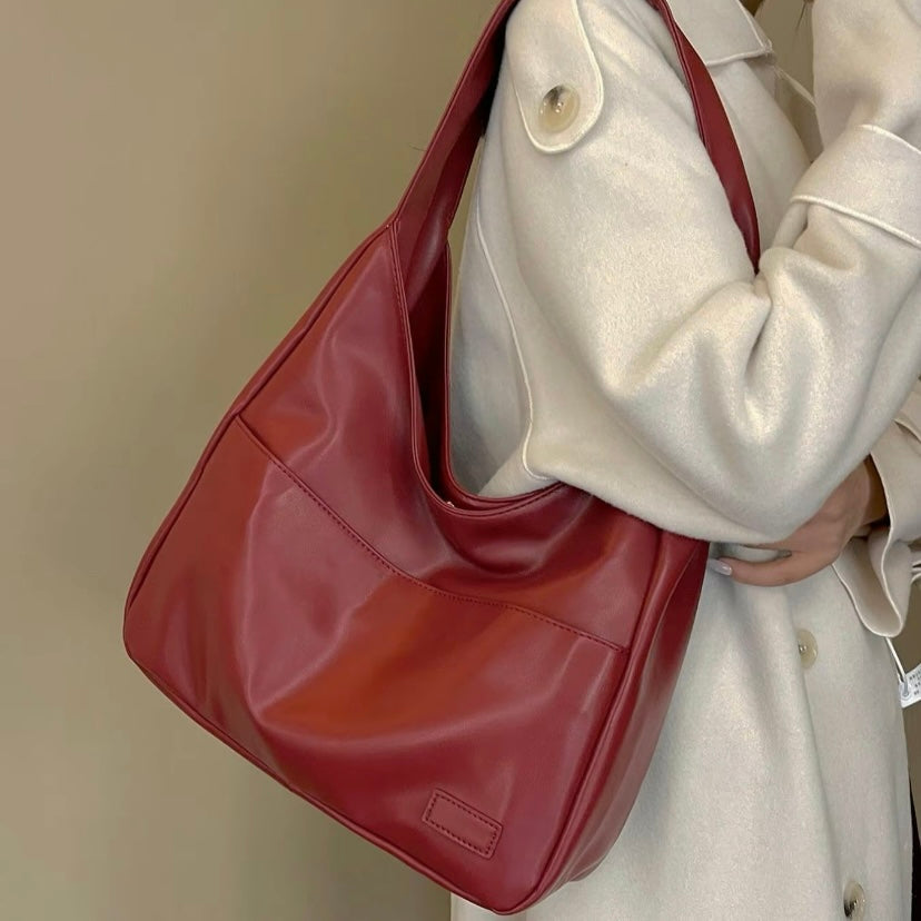 Leer Schoudertas voor Dames Maya Stijl