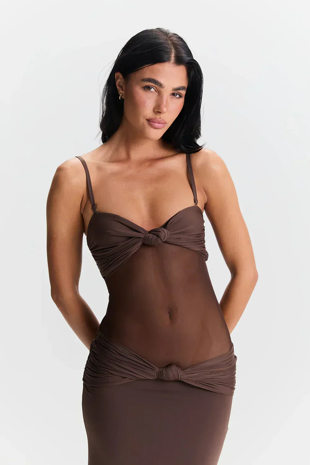 Mesh Maxi Jurk Zomerjurk voor Vrouw