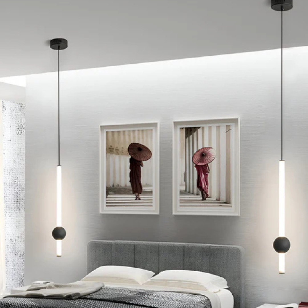Hanglamp LED Cilinder Minimalistisch Eettafel Woonkamer Slaapkamer Zwart Wit
