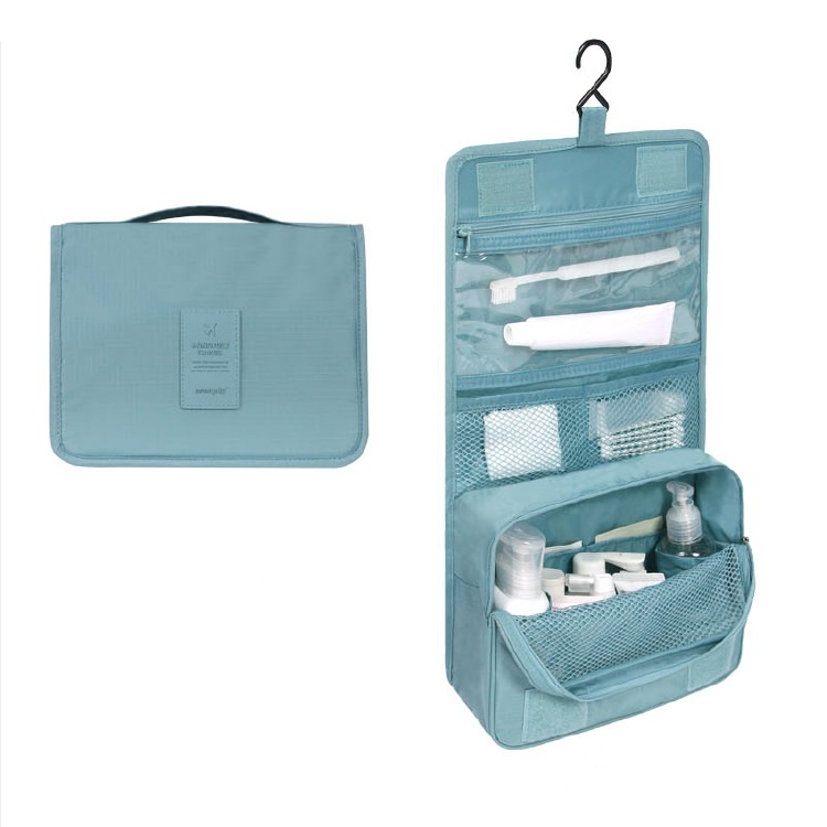 Toilettas met Ophangsysteem en Waterdichte Buitenkant Perfecte Organizer voor Verzorgingsproducten op Reis