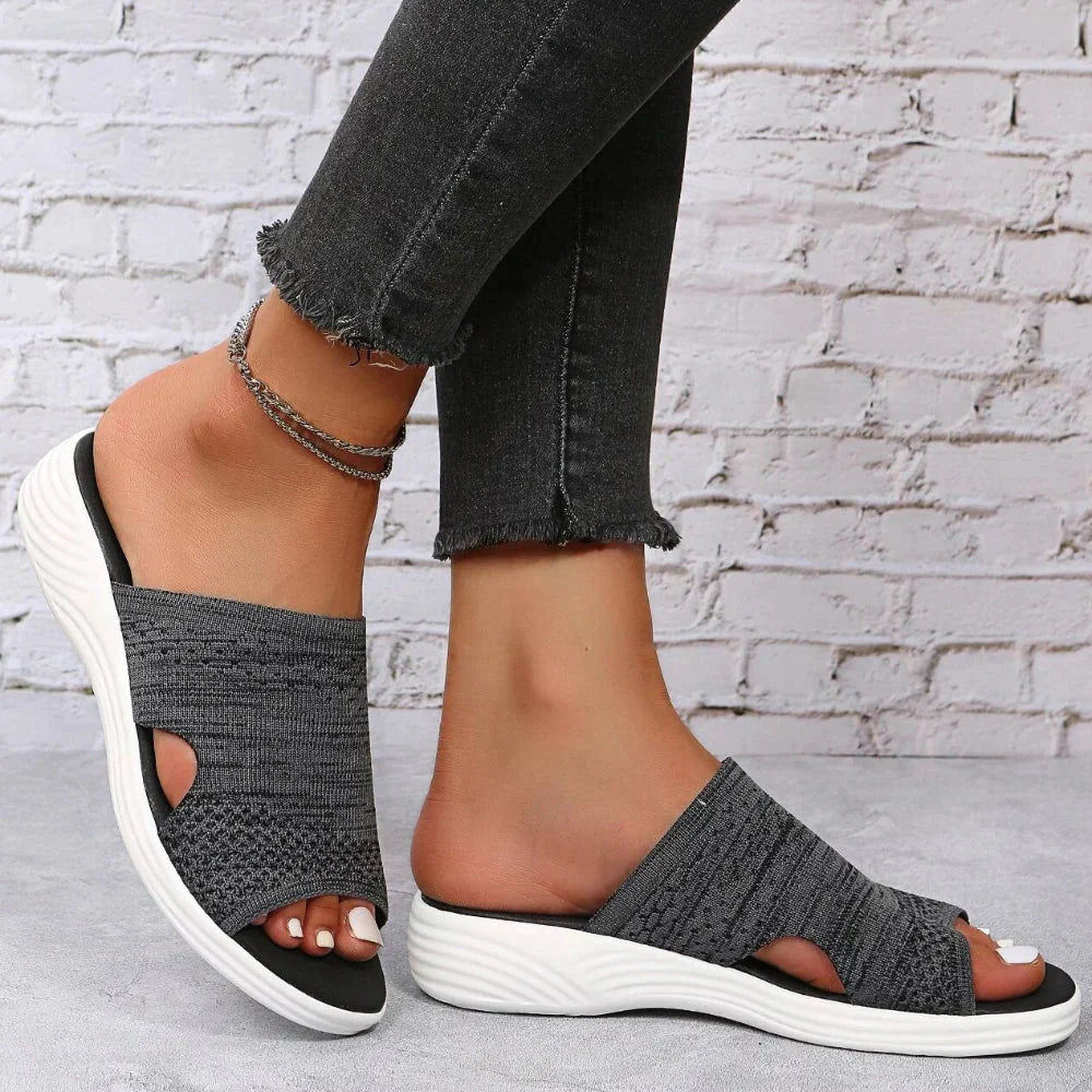 Dames Sandalen Comfortabel Zacht Orthopedisch Leer - StudioMarella
