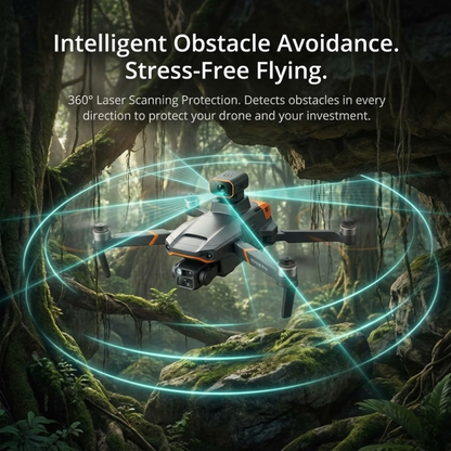 Professionele Camera Drone met 8K Dual Camera en GPS-stabilisatie – Borstelloze Motoren