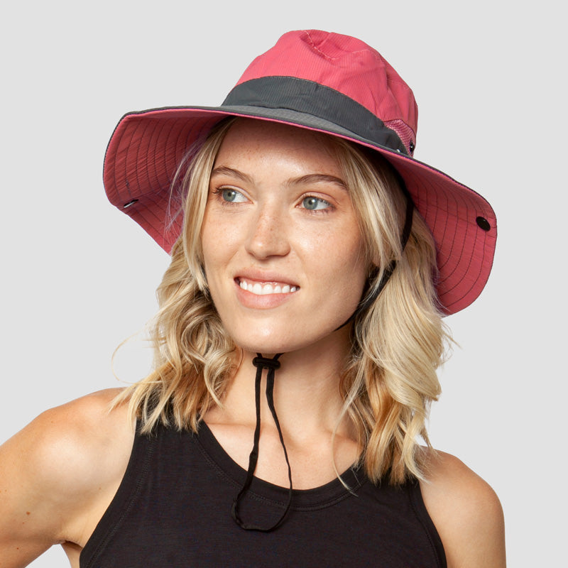 Opvouwbare UV-Beschermende Zonnehoed Verstelbaar Ademend Polyester Dames Zomerhoed Paardenstaartopening Reizen Strand Outdoor