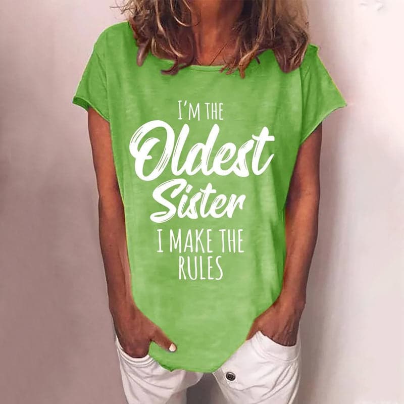 Vrouwen T-shirt Ronde Hals Leuke Opdruk Casual Kleding