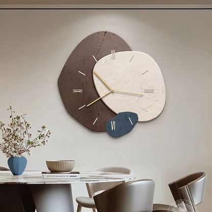 Stille Wandklok Slaapkamer Hout LED Verlichting Quartz Uurwerk Geruisloos