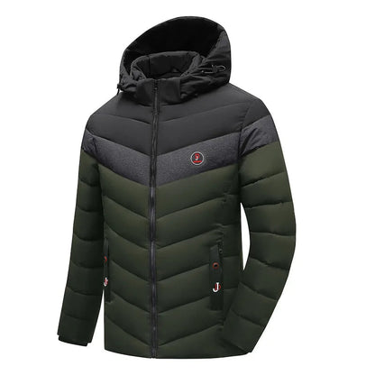 Warme Winterjas Met Capuchon Waterdicht en Comfy
