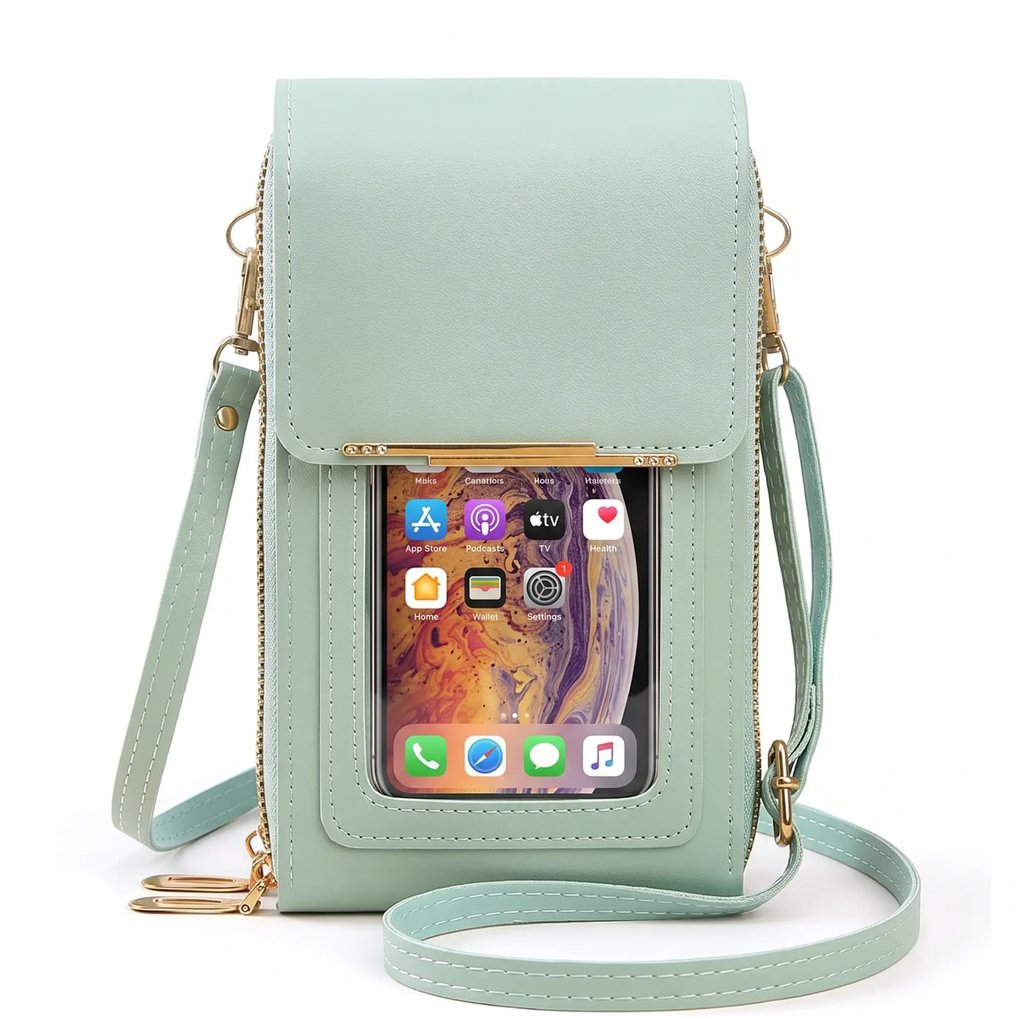 Crossbody Telefoontas met RFID-bescherming – Waterdicht – Past 6.7″ Telefoons