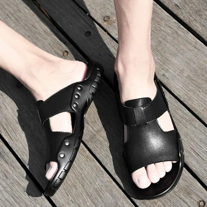 Elegante Sandalen van Leer Comfortabel en Duurzaam
