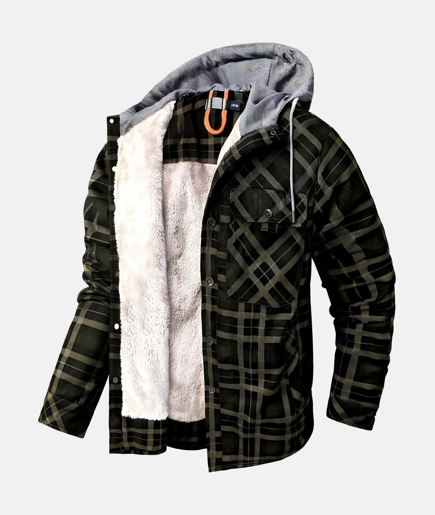 Herenjas Flanellen Geruit Warm en Casual voor Winter