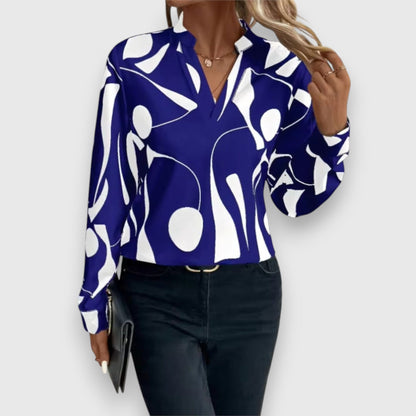 Dames Shirt Lange Mouwen Comfortabele Pasvorm