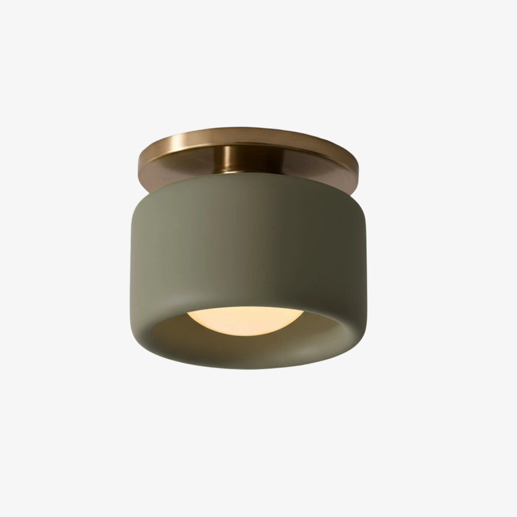 Porselein Plafondlamp Rond Modern – Zachte Sfeerverlichting voor Gang Kantoor Keuken