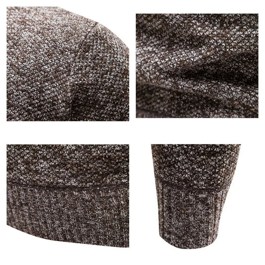Merino Wool Coltrui Warm en Stijlvol Gebreid - StudioMarella
