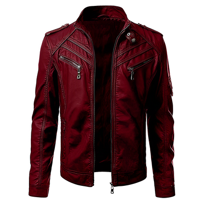 Leren Herenjack Luxe Design Comfortabele Pasvorm