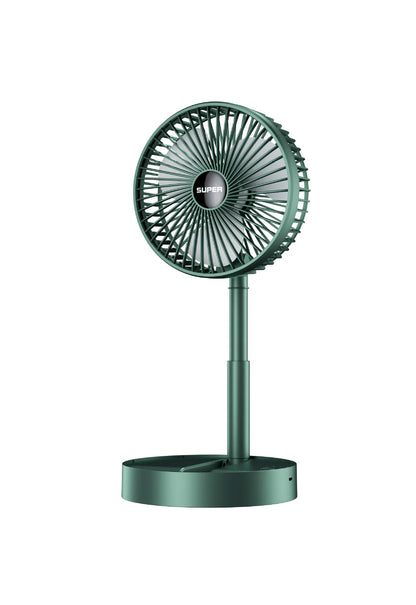 Opvouwbare Tafelventilator USB-Oplaadbaar met Vijf Standen – Compact en Stil
