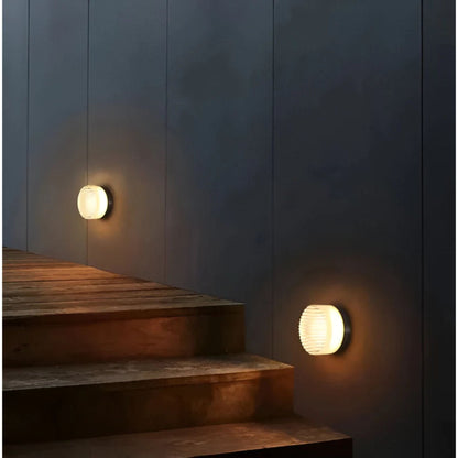 Ambrelo Wandlamp LED 13,5×8 cm Amber Slaapkamer Wandverlichting Modern Minimalistisch Scandinavisch Warm Licht Hal Woonkamer