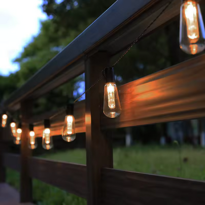 Solar LED Lichtsnoer 5-10m Outdoor Waterdicht Tuinverlichting Camping Decoratie