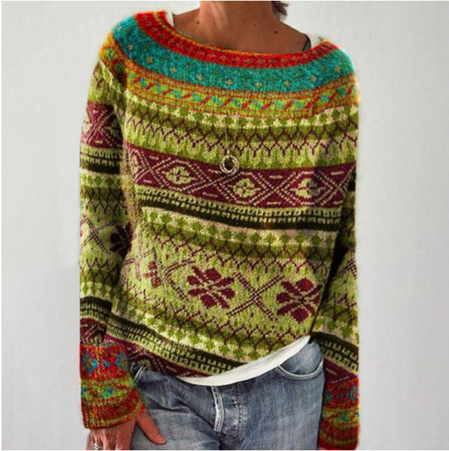 Dames Trui Gebralloon Stijl Retro Mode
