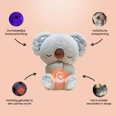 Therapeutische Koalaknuffel met Aromatherapie en Warmte-functie voor Stressverlichting