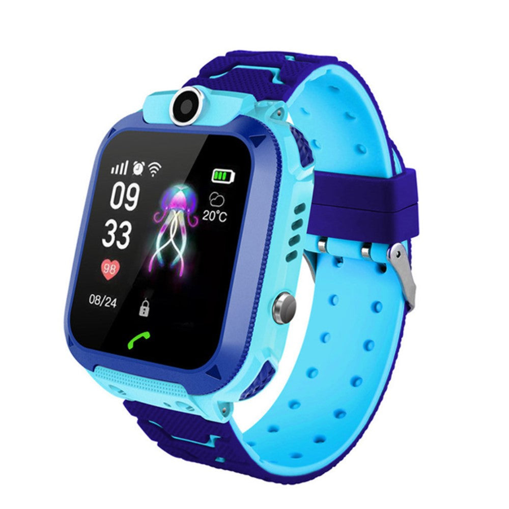 Smartwatch voor Kinderen met GPS-Tracker Telefoonfunctie SOS-Knop Ingebouwde Camera Kleurrijk Polshorloge voor Jongens en Meisjes vanaf 4 Jaar