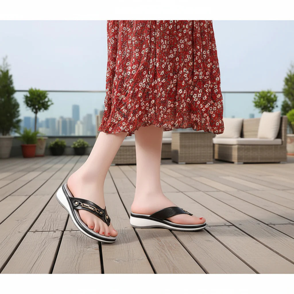 Orthopedische Dames Slippers Zachte Zool Comfortabel
