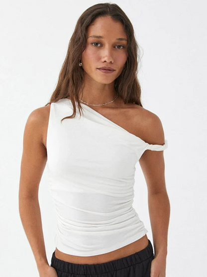 Vrouwelijke Off-shoulder Top met Elegant Design - StudioMarella