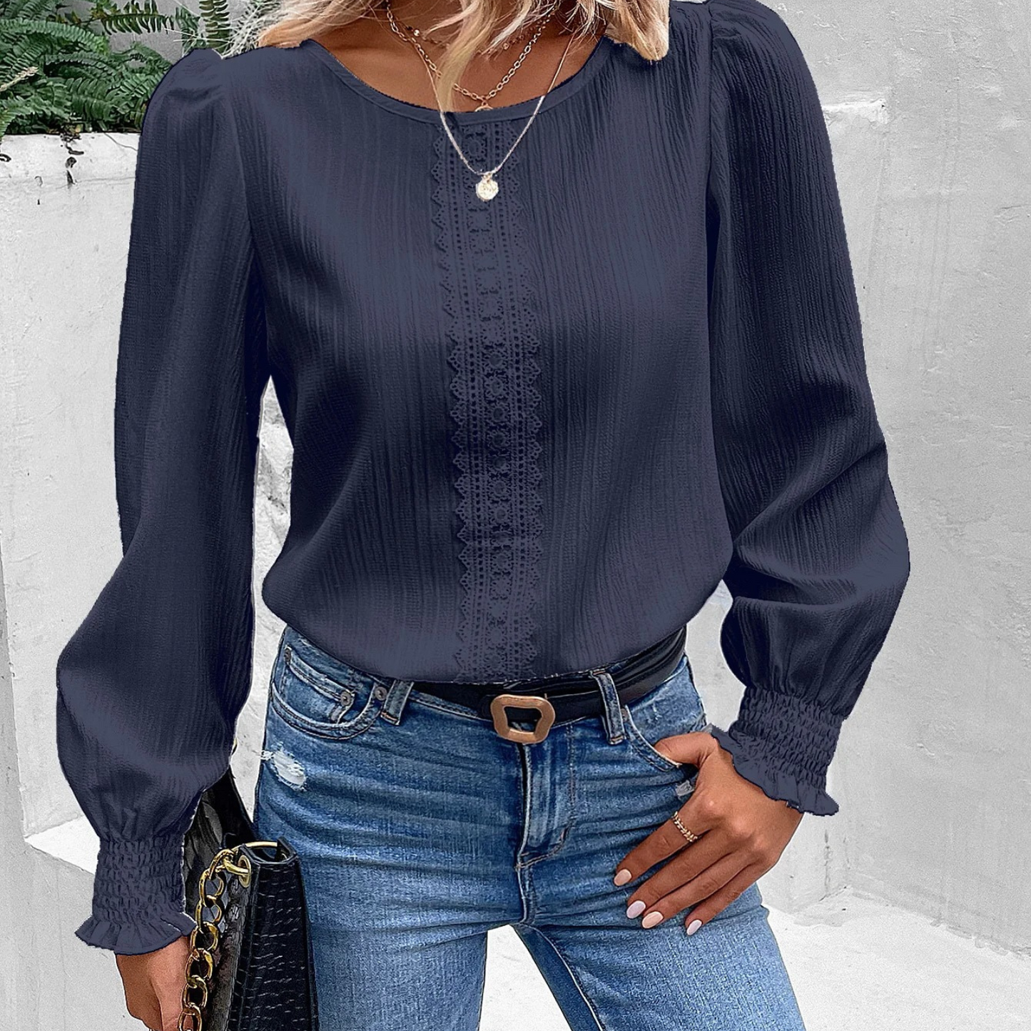 Dames Blouse Stijlvol Elegante Korte Mouw
