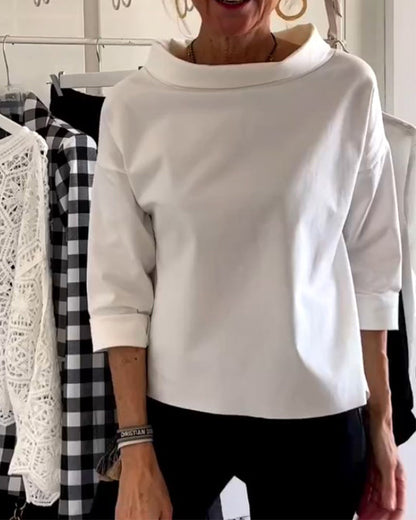 Vrouwelijke Elegante Top met Tijdloos Design