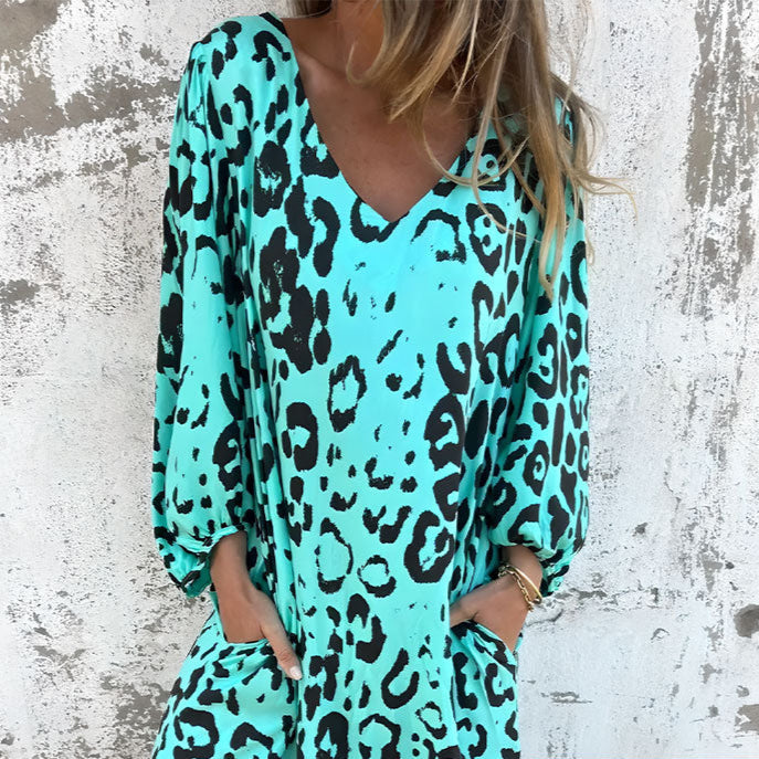 Leopardjurk Korte Mouw Safari ChicJurk