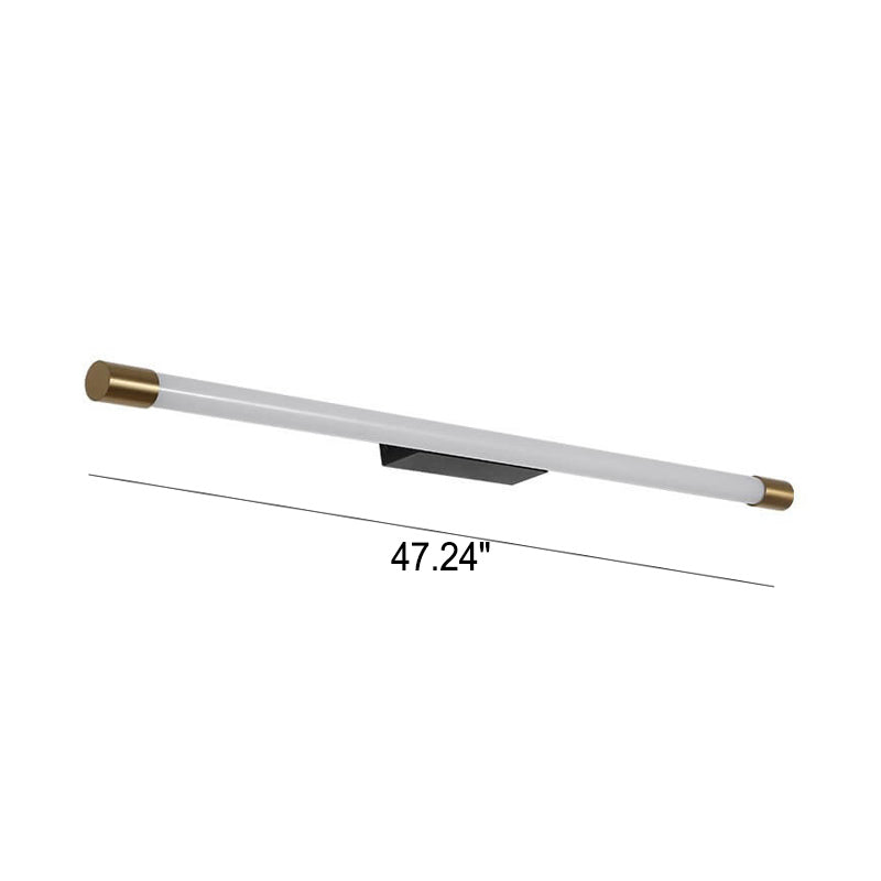 Wandlamp LED Buisvorm Aluminium Zwart Goud 40cm 60cm 90cm 120cm 150cm Woonkamer Slaapkamer Spiegellamp Lijnlamp Badkamer