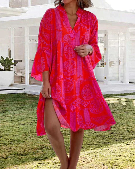 Boho Katoenen Jurk Zomerjurk Vrouwelijk - StudioMarella